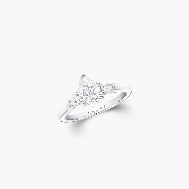 Promise Pear Shape Diamond Engagement Ring