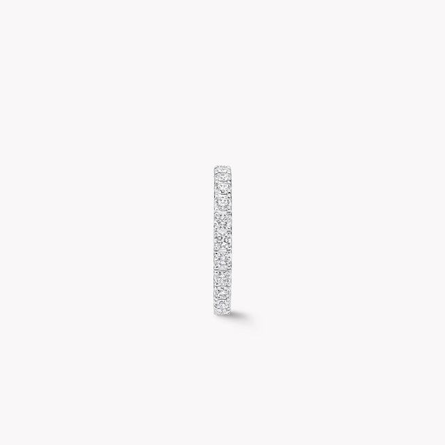 Castle Set Round Diamond Wedding Band
