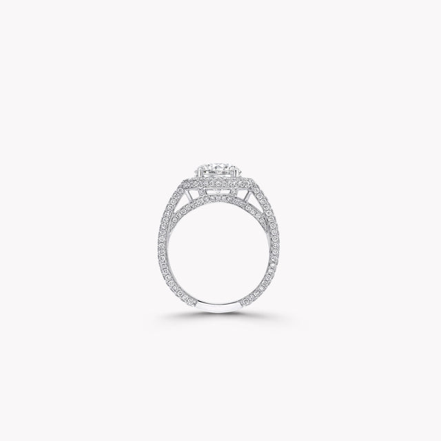 Constellation Round Diamond Engagement Ring