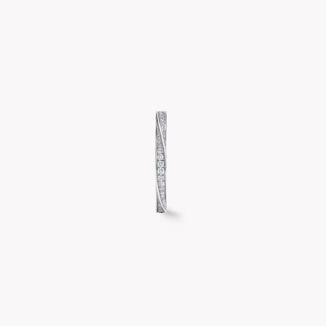 Spiral Pavé Diamond Band