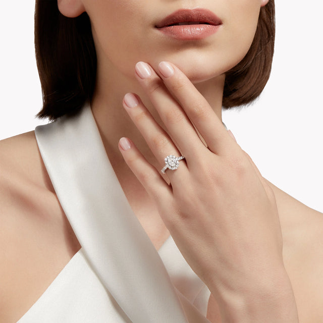 Icon Oval Diamond Engagement Ring