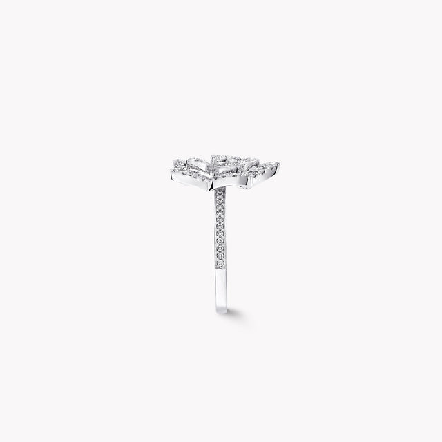 Wild Flower Diamond Ring